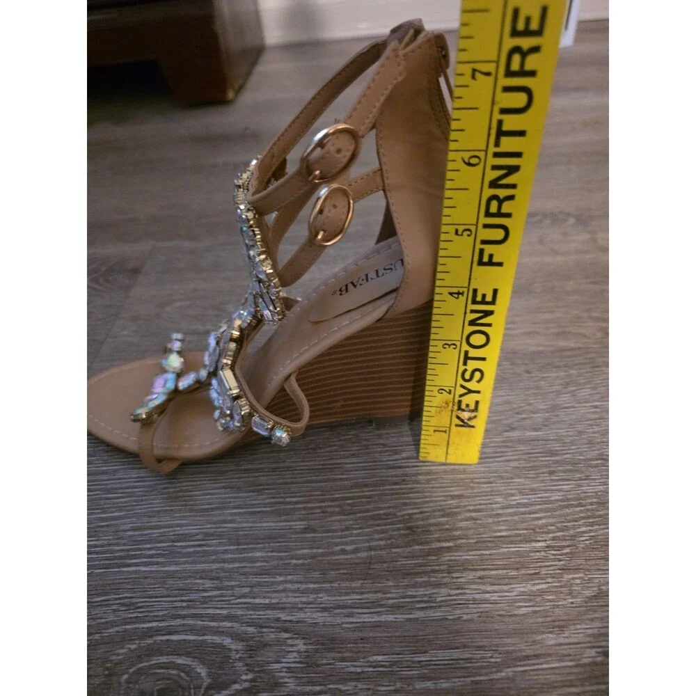 Just Fab  Gladiator sandals with Rhinestone SIZE 7